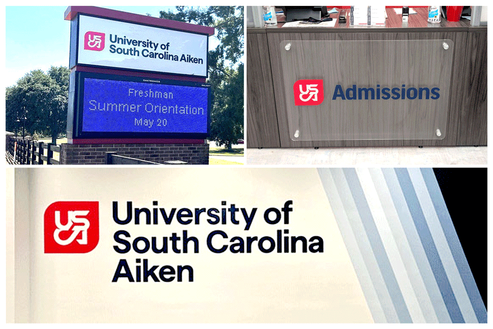From Double Knot to Directional Sign: How USCA's Award-Winning Rebrand Came to Life on Campus