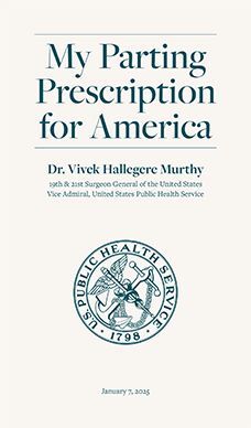Vivek Murthy Prescription for America
