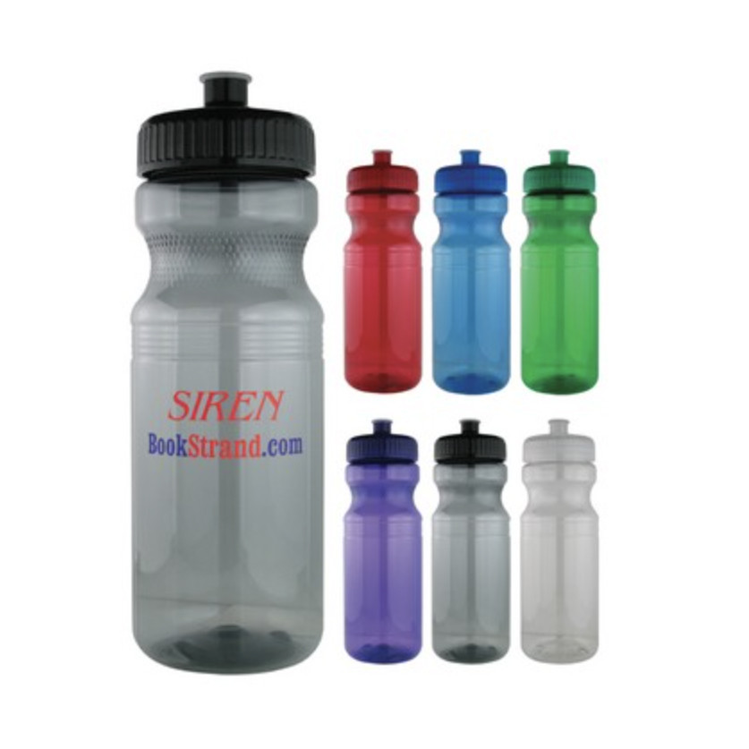 Sports Bottle - 24 Oz Plastic Fitness Water Bike Bottle (Purple)