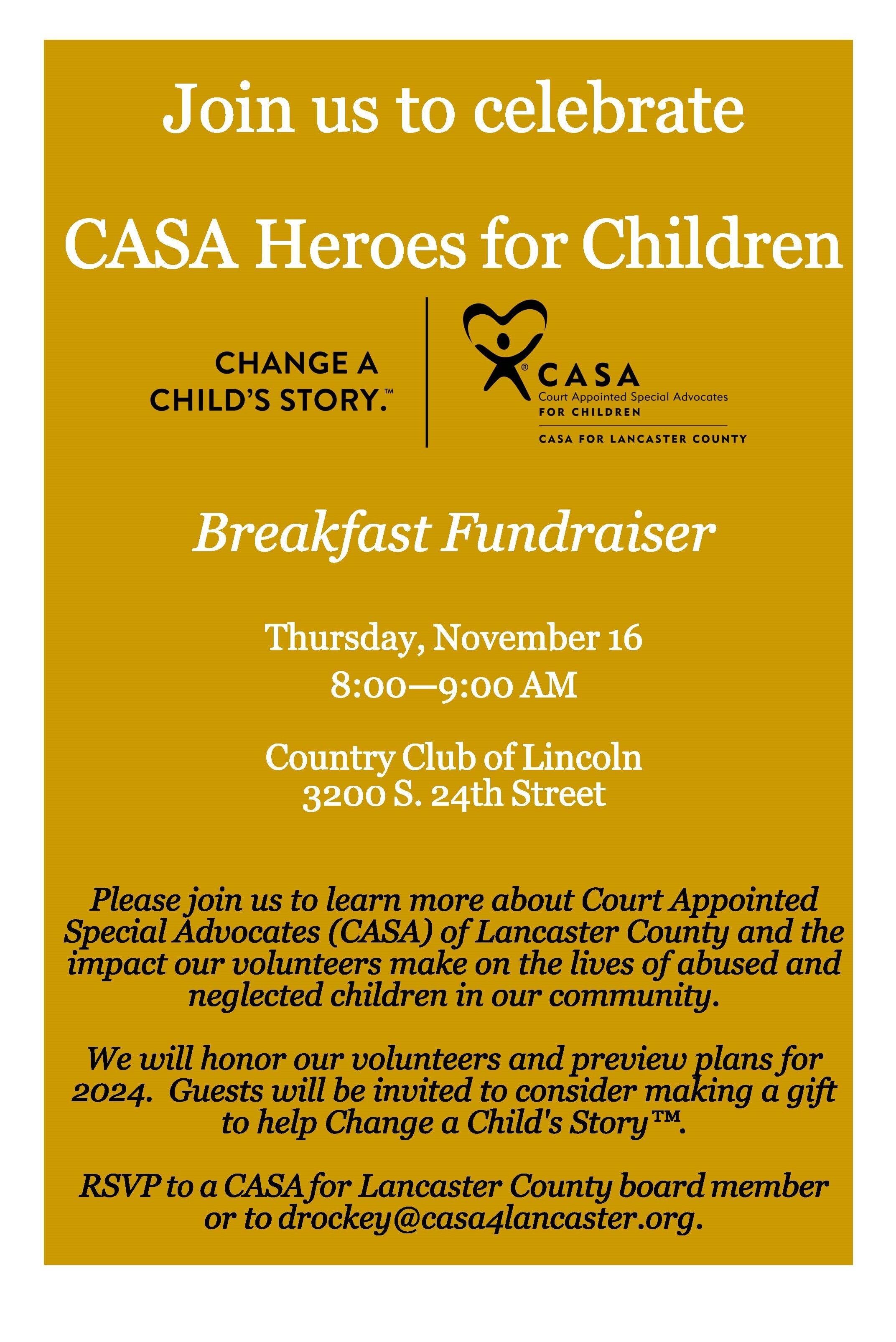 CASA Heroes Breakfast 2023