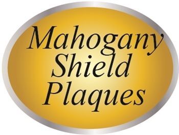 KP-2700 - Economy Mahogany Shield Plaques