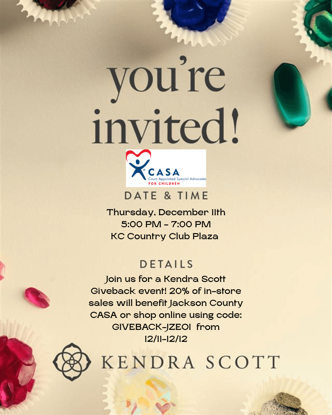 Kendra Gives Back!