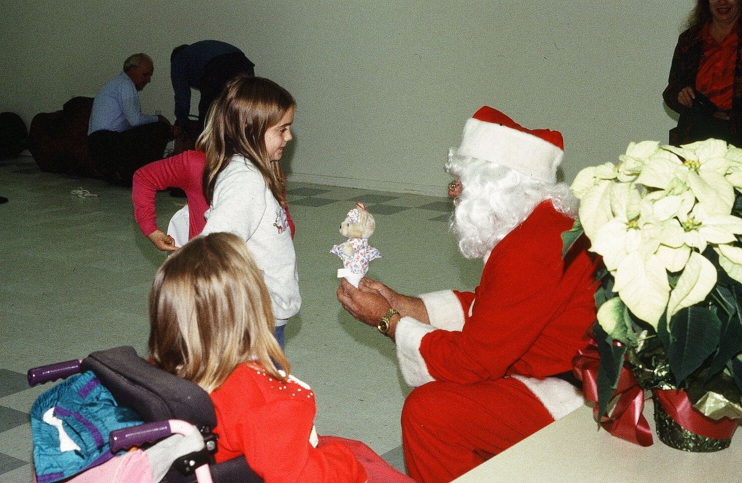 Santa reaches out to help