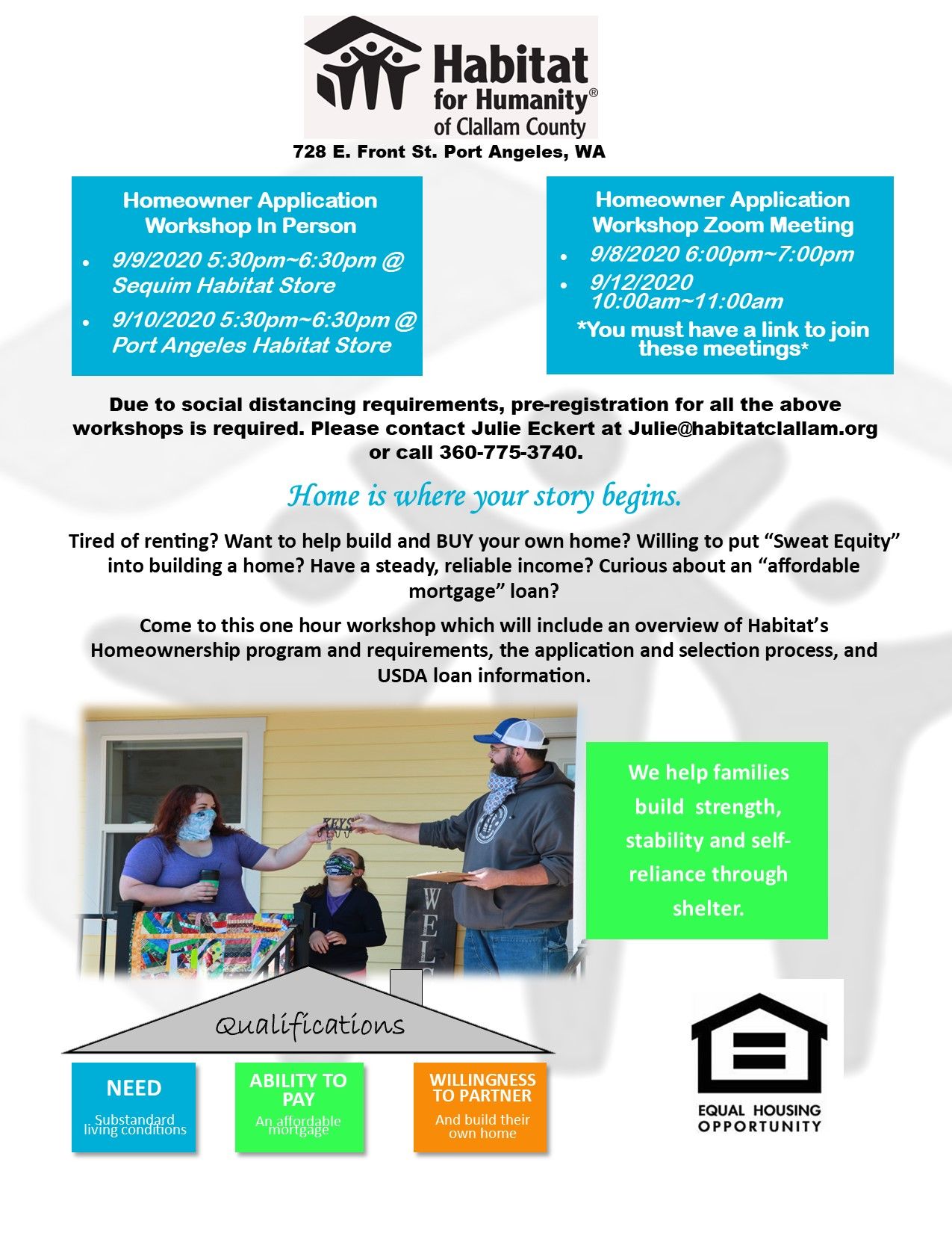 Homeowner Application Workshop