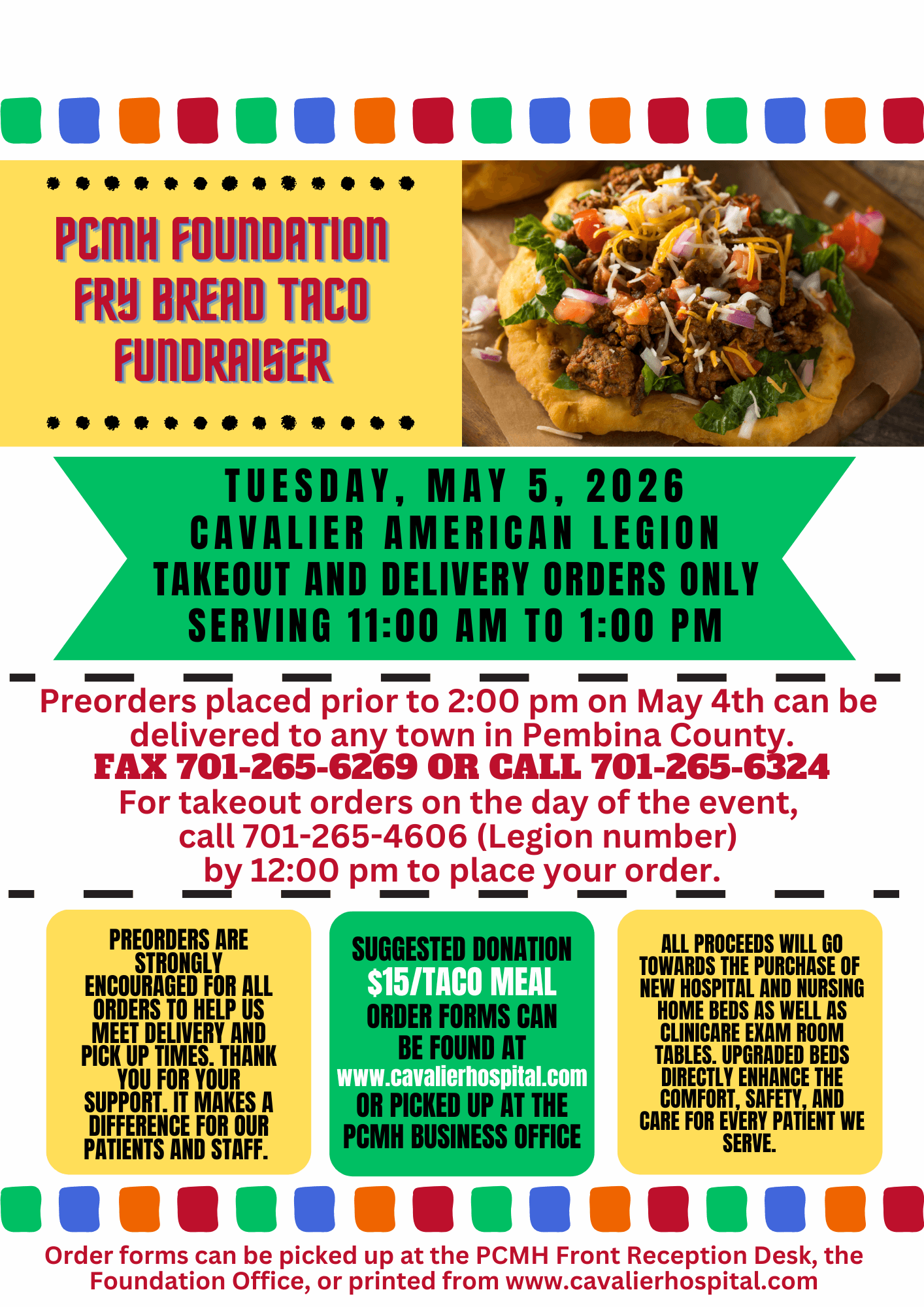 Join us for a yummy Fry Bread Taco!