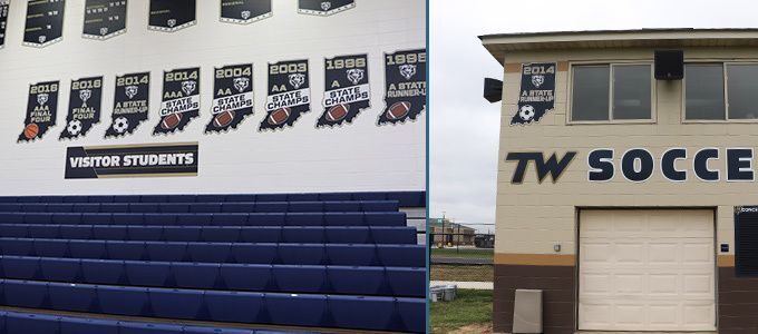 Descon title year boards are made of high quality materials and will last for years.