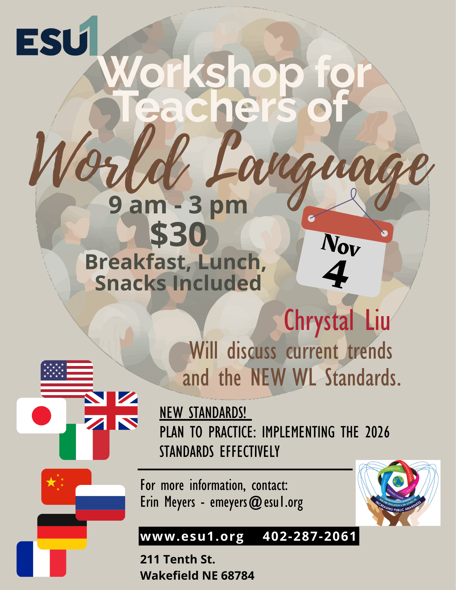11.4.26 World Language Workshop Flyer