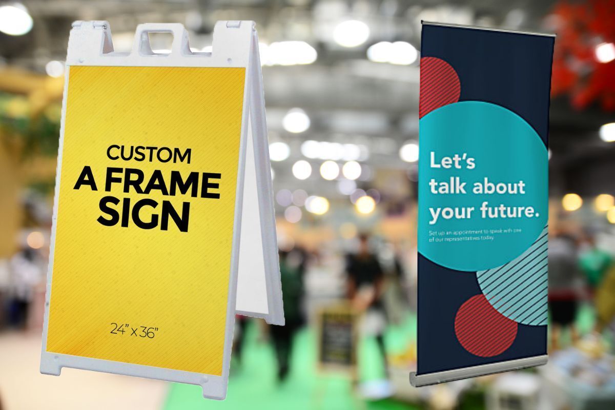 A Frame Signs and Retractable Banners
