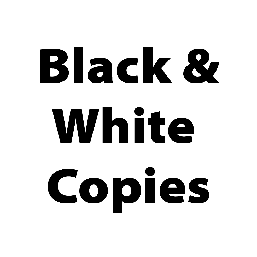 Black & White Copies