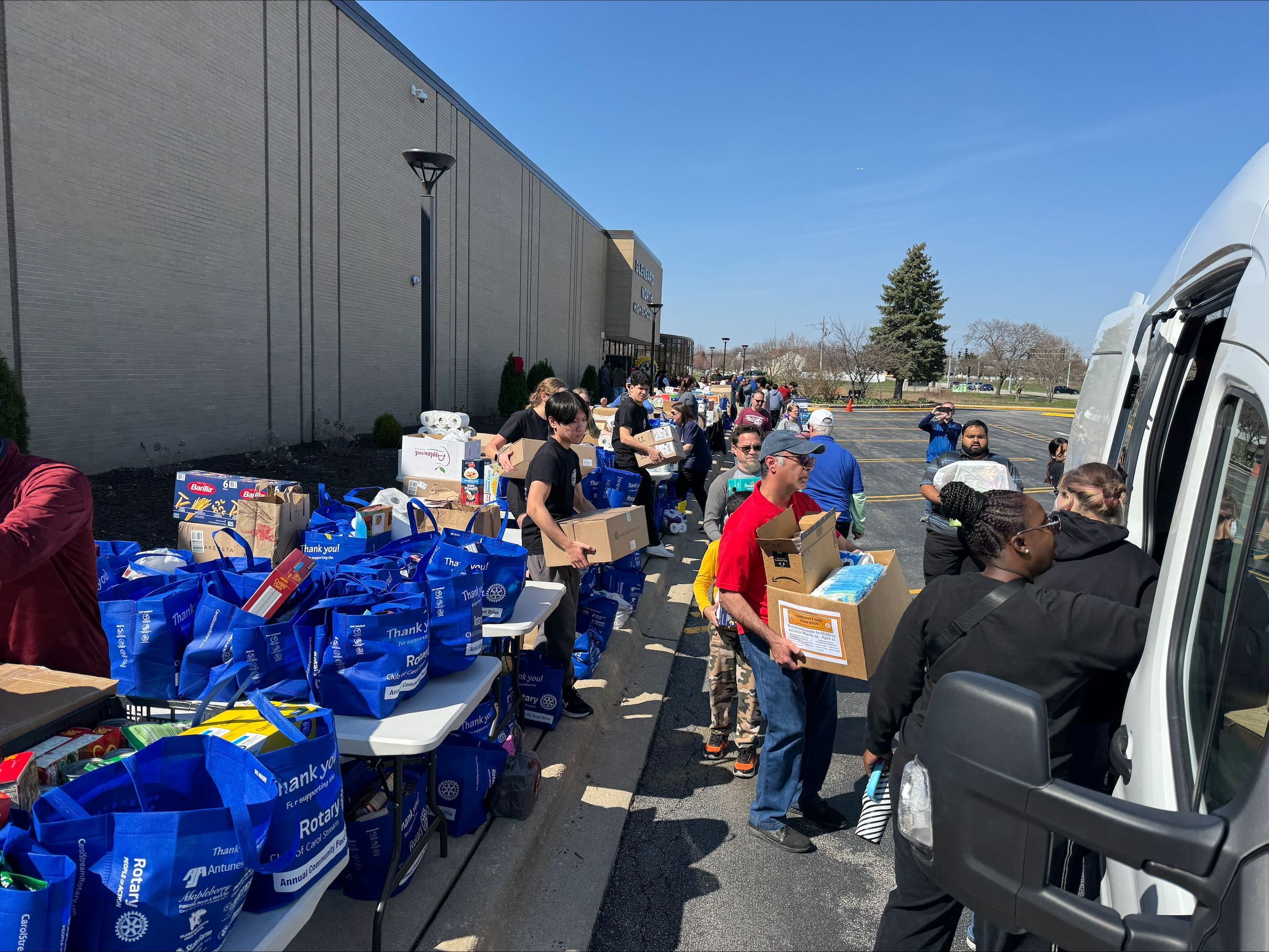 Carol Stream Rotary Community Wide Food Drive 