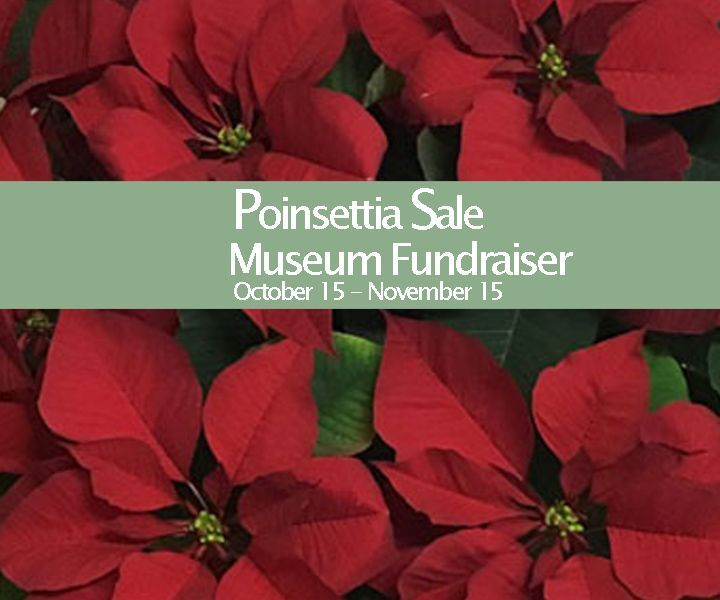 Poinsettia Sale advertisement with dates