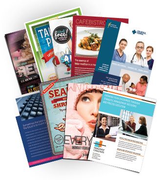 Various Custom Printed Business Flyers