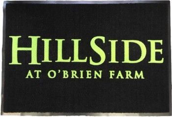 Hillside at Obrien Farm floor mat