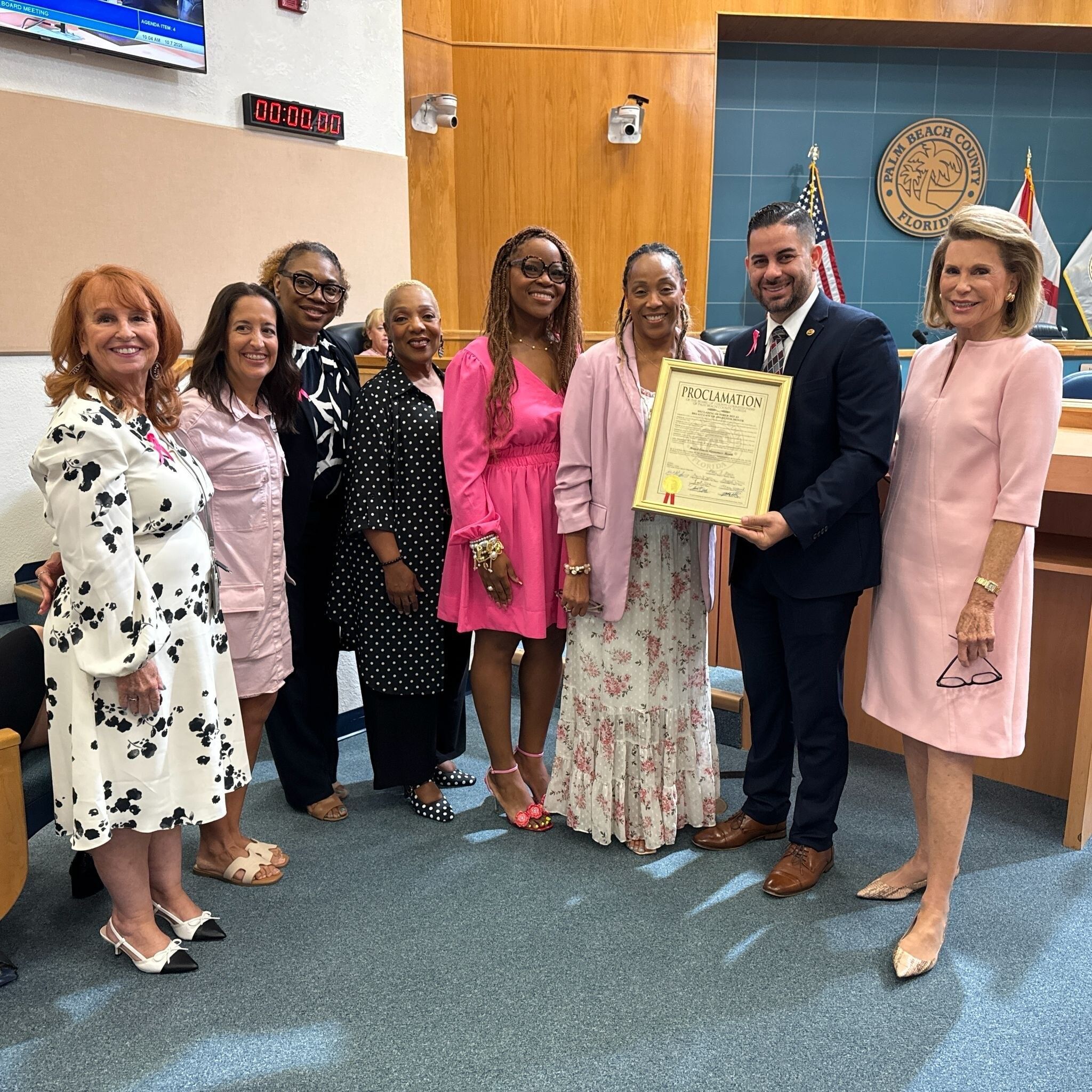 FoundCare Recognized During Palm Beach County Breast Cancer Awareness Month Proclamation