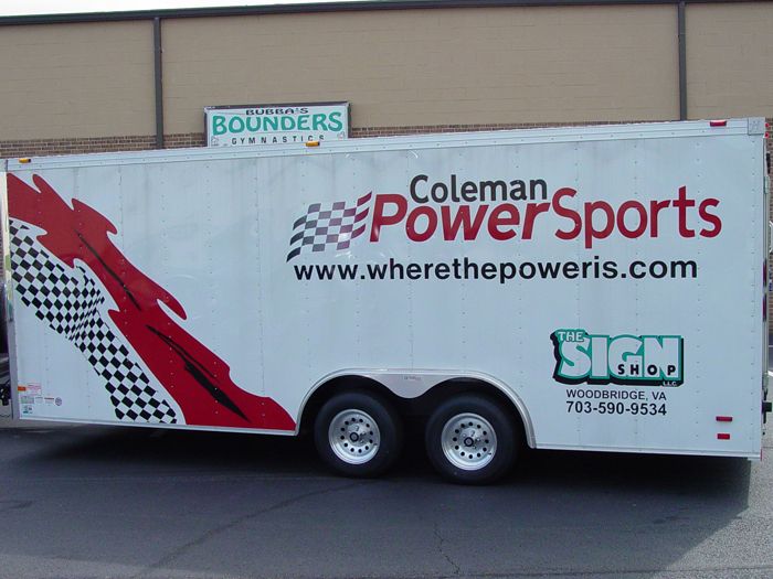 Coleman Powersports Trailer Graphics