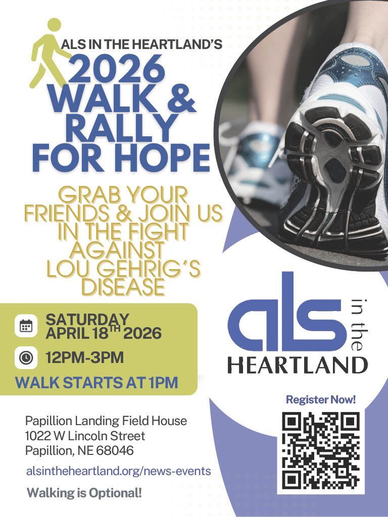 Join us for the 2025 Walk & Rally for Hope at Papillion Landing in Papillion, NE!