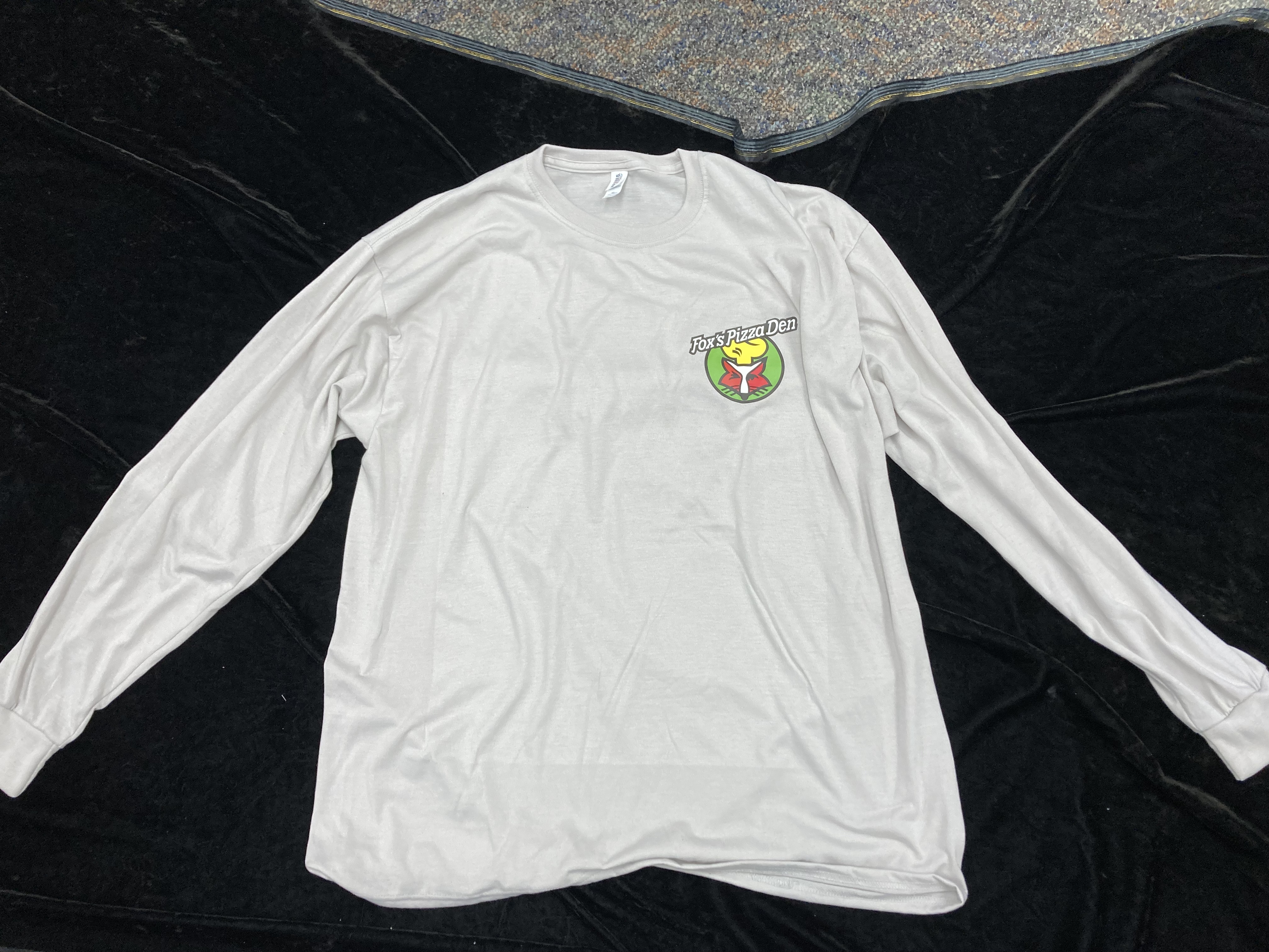 SALE Fox's Logo - XL Off-White Long Sleeve