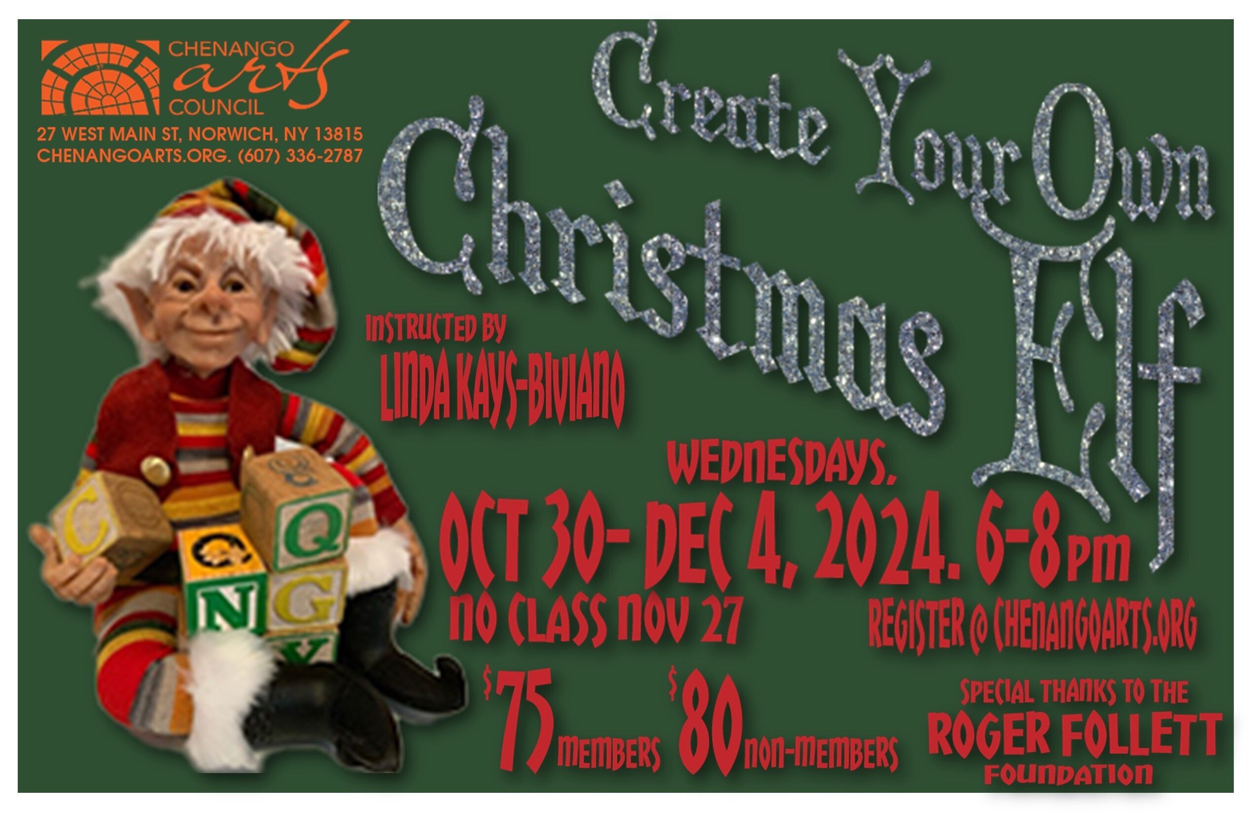 Create Your Own Christmas Elf with Linda Kays Biviano