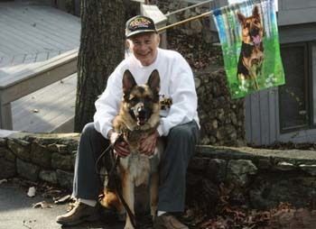 Bill and his beloved dog, Bitz