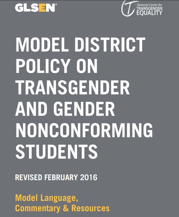 Model School District Policy on Transgender and Gender Non-Conforming Students