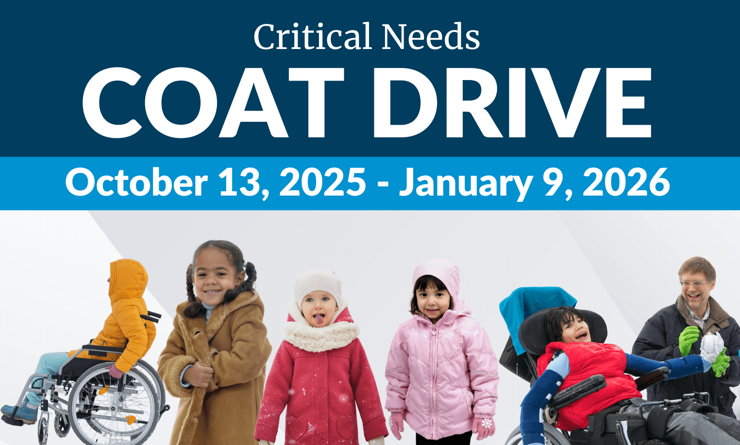 kids dressed in winter coats