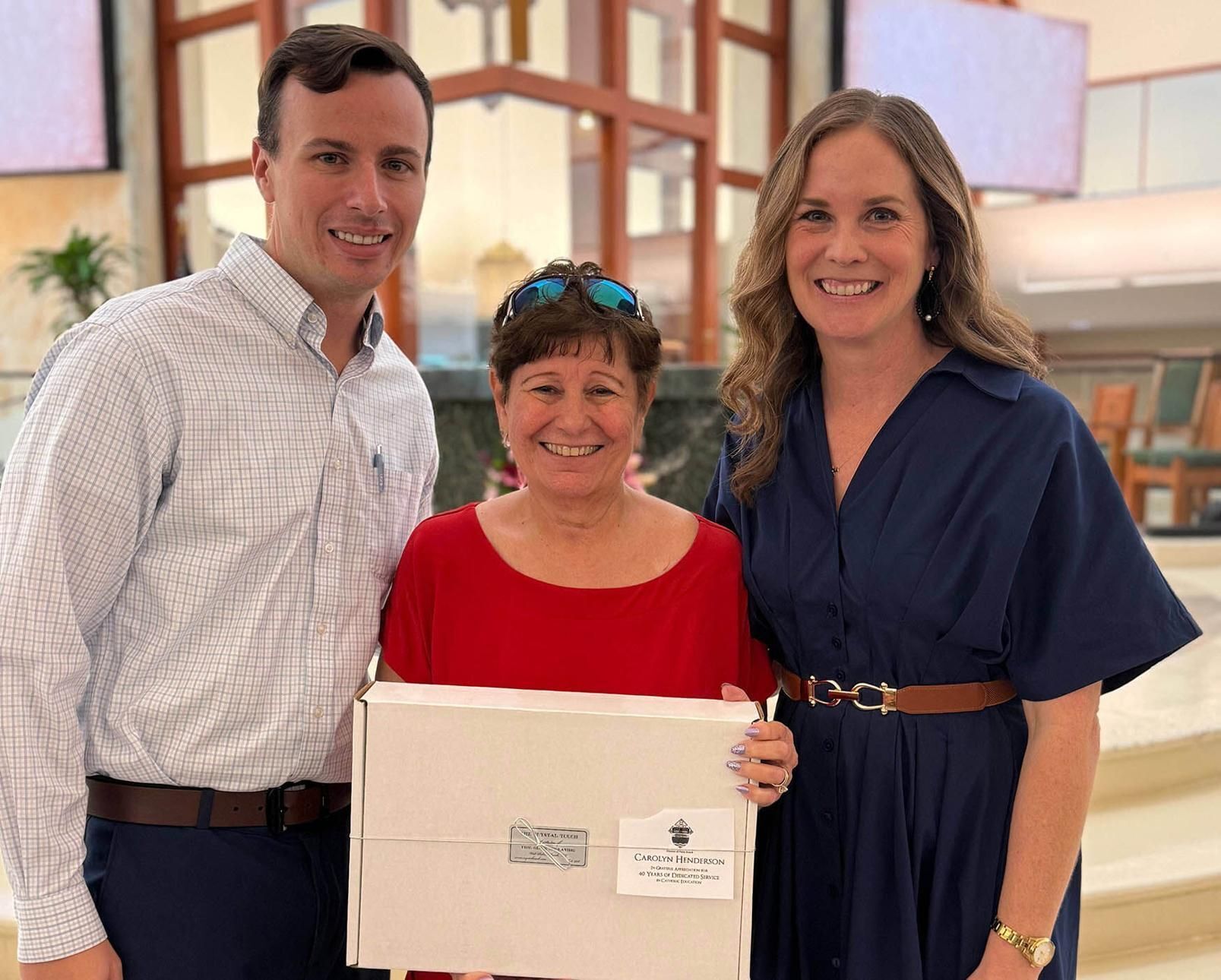 John Carroll High School history teacher Carolyn Henderson given award for over 40 years of service