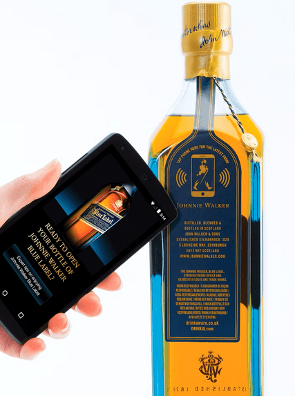 Interactive label Smart Bottle uses NFC technology to send exclusive content to smartphone