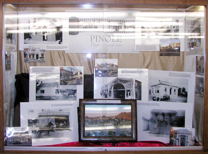 Pinole Library: Pinole Then and Now exhibit