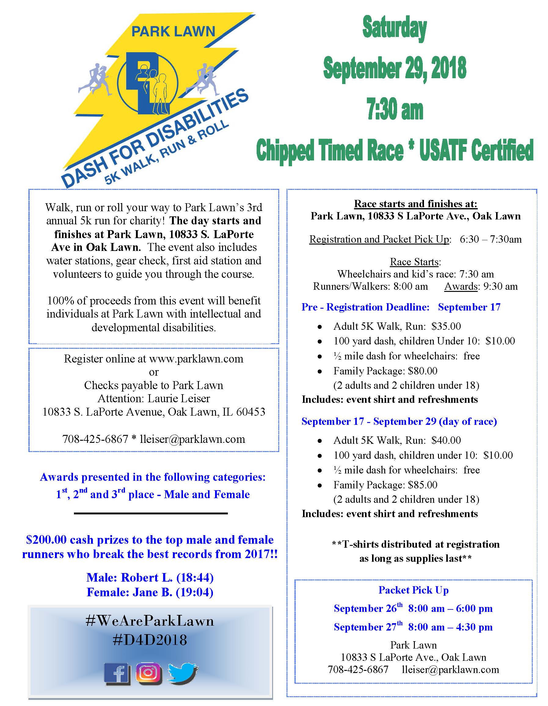 5K Dash for Disabilities