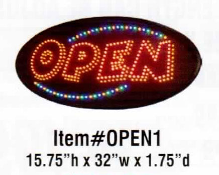 LED Open Sign #1