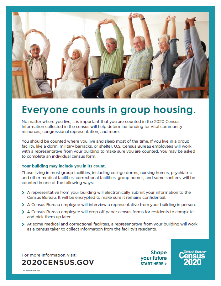 Everyone Counts in Group Housing
