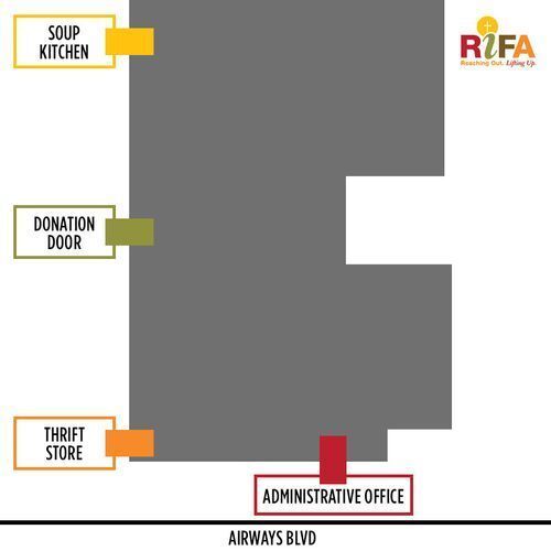 Map of RIFA's Entrances