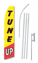 Tune Up Swooper/Feather Flag + Pole + Ground Spike