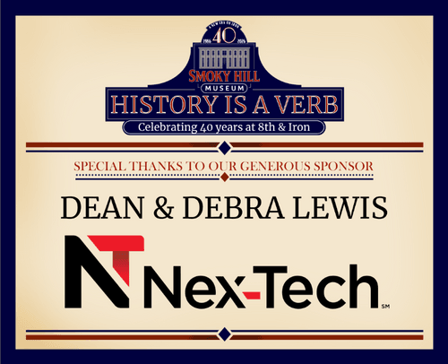 A capital N in black and red over the word Nex-Tech. The upward line of the N is a red T.  The hyphen in Nex-Tech is red.