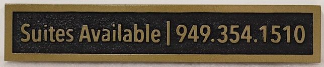 KA20534A - Carved and Sandblasted HDU Sign "Suites Available" with Phone Number