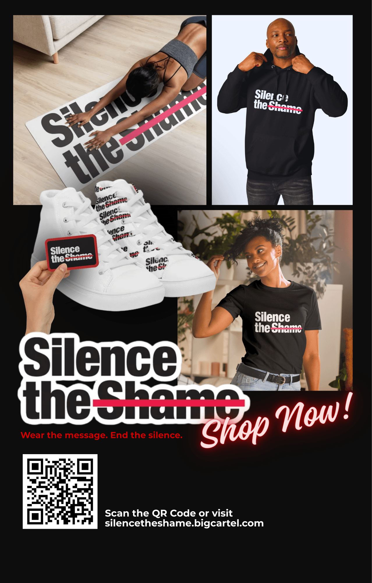Official Silence the Shame Merch
