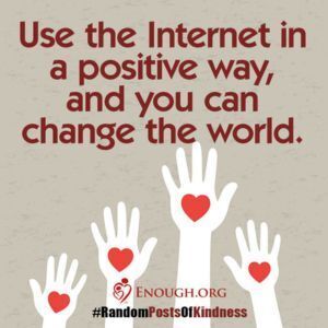 March 15: Use The Internet in a Positive Way