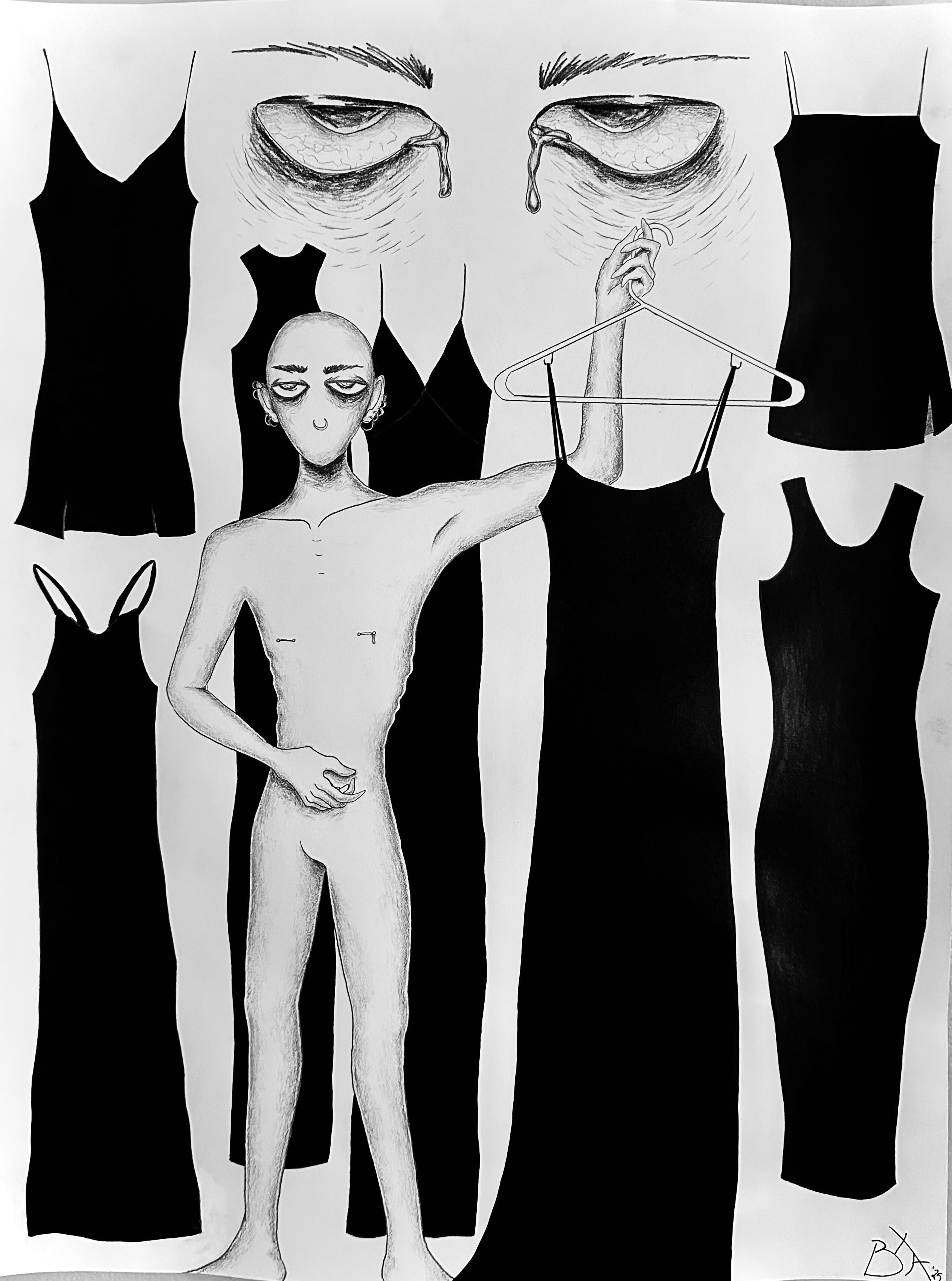 Tears Fall the Same Way Blood Does by BXA