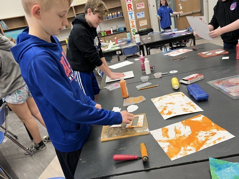 ART TOOLS ESSENTIAL TO TEACH PRINTMAKING PROCESS