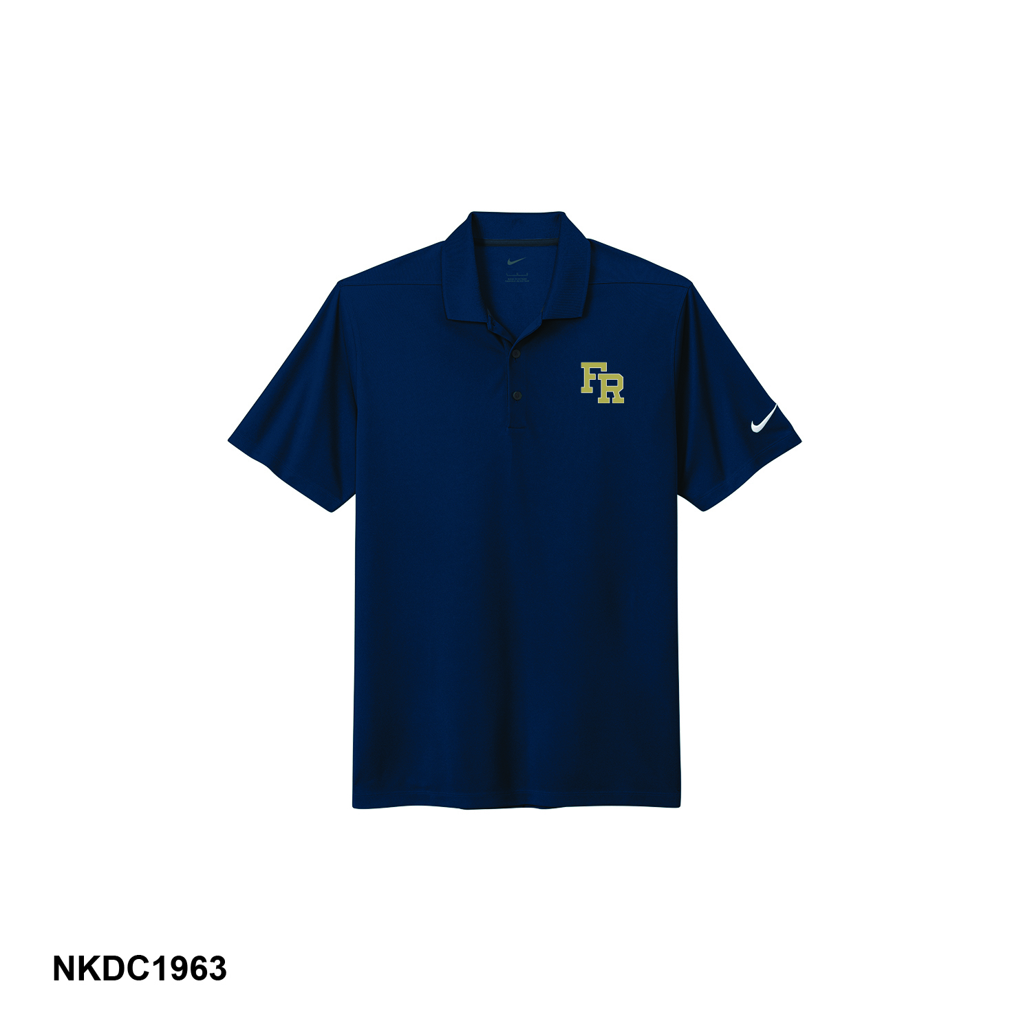 FR LETTER LOGO - Nike Dri-FIT Micro Pique 2.0 Polo