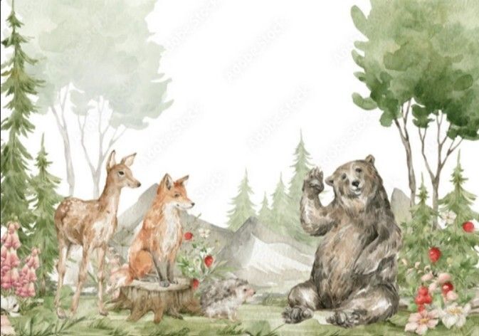 Canvas & Cookies - Woodland Creatures 