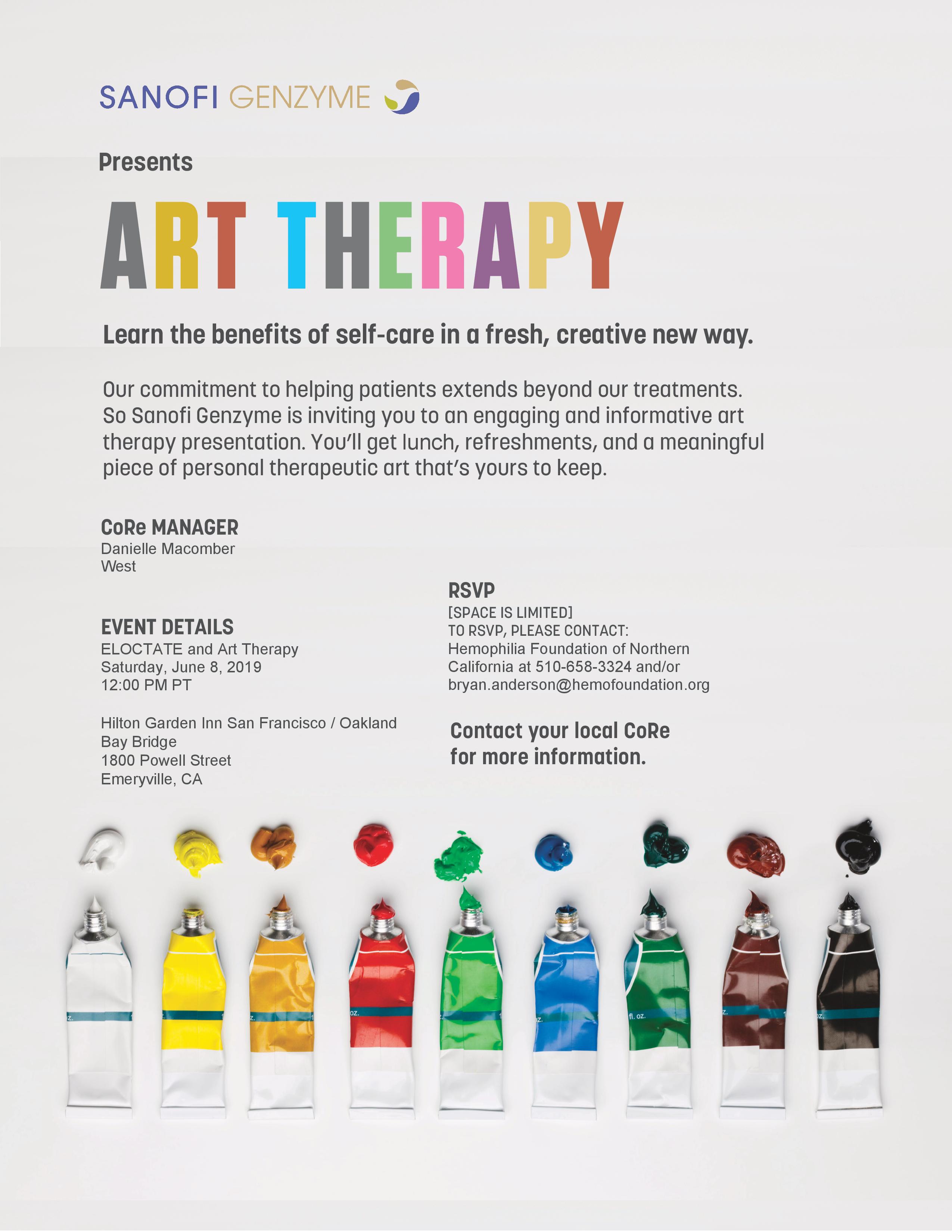 Eloctate + Art Therapy