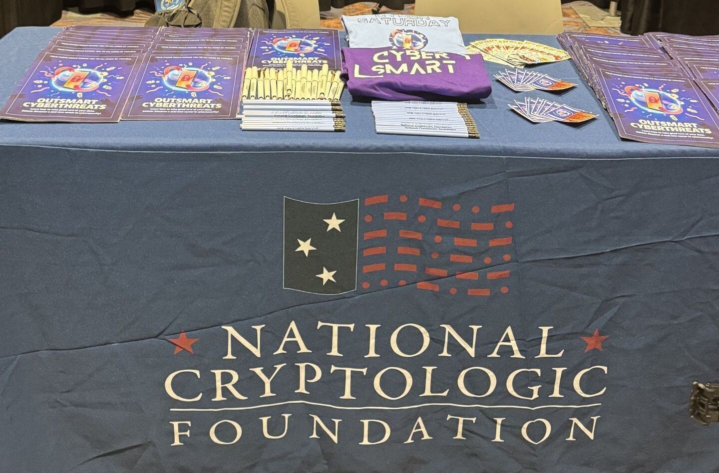 Cyber Feud Georgia 2025 Exhibitor Table