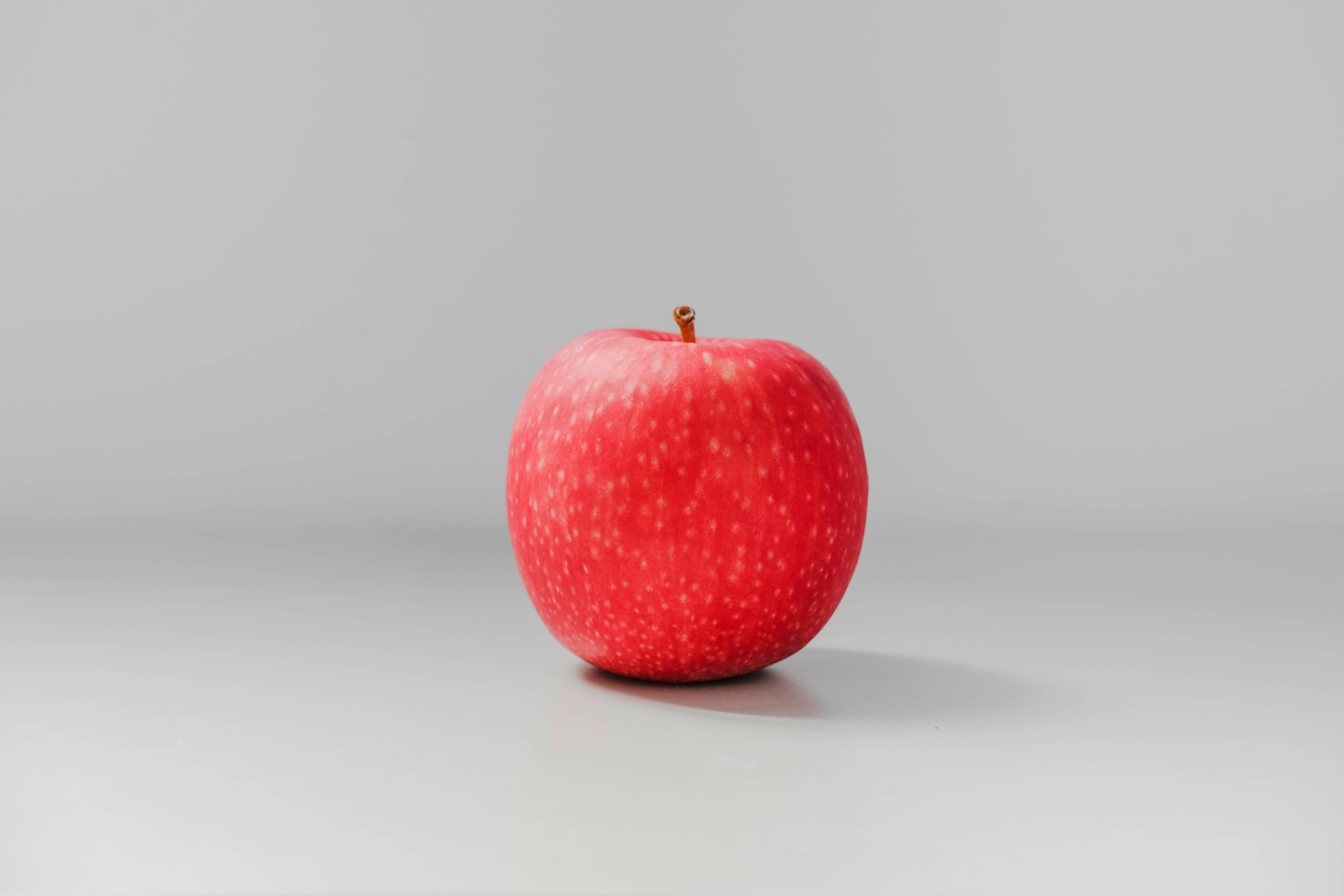 photograph of an apple