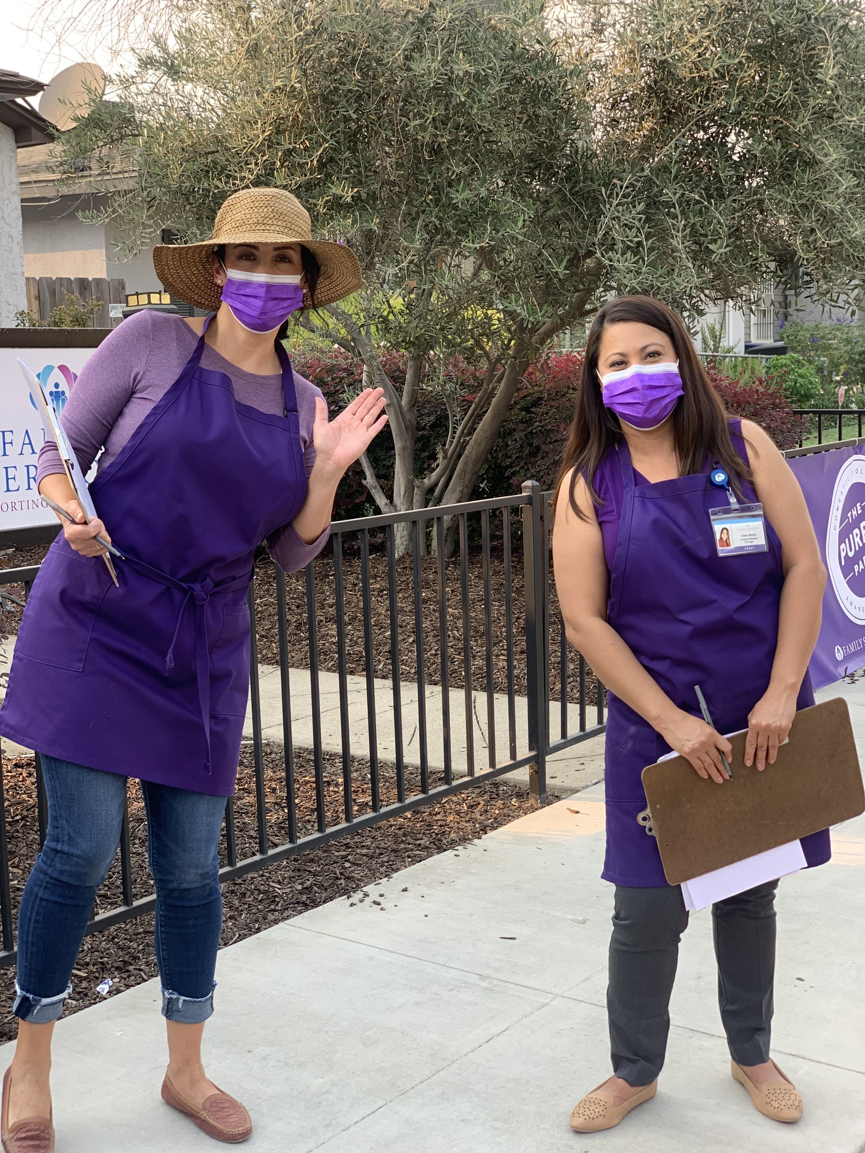 Purple Party partners with Valley Oak SPCA to protect survivors and their pets