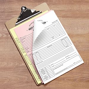 Request an estimate for printing carbonless / NCR forms.
