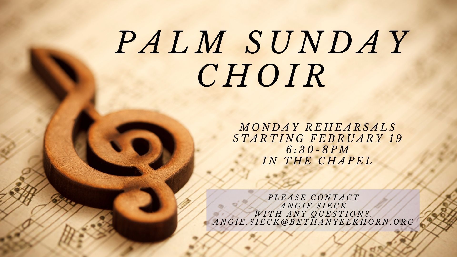Palm Sunday Choir