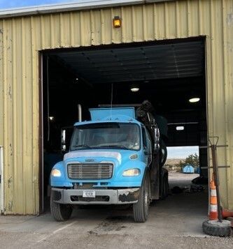 Truck In Baler House