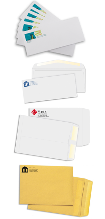 Various Custom Imprinted Envelopes
