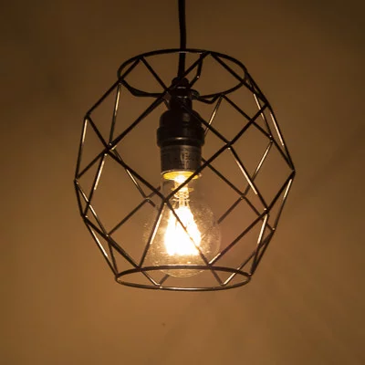 Wire Cage Pendant Lamp